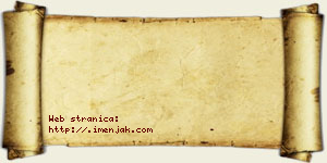 Jasmina Vulović vizit kartica